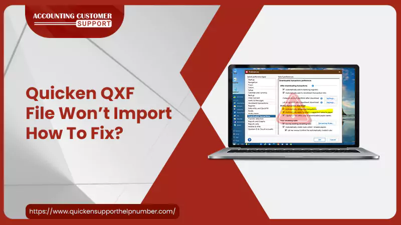 Quicken QXF File Won’t Import